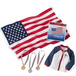 AMERICAN GIRL DOLL TEAM USA MEDAL CEREMONY- NEW IN BOX